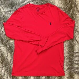 Polo Ralph Lauren Red Long Sleeve Shirt